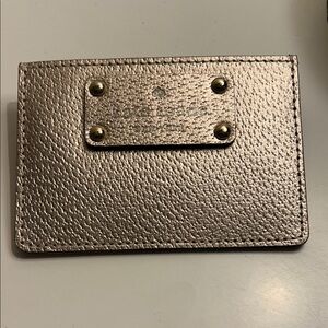 Kate Spade Metallic Card Holder